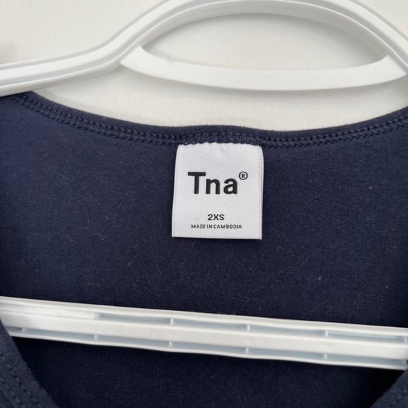 TNA Rouched Mini Dress Size XXS - Picture 4 of 4